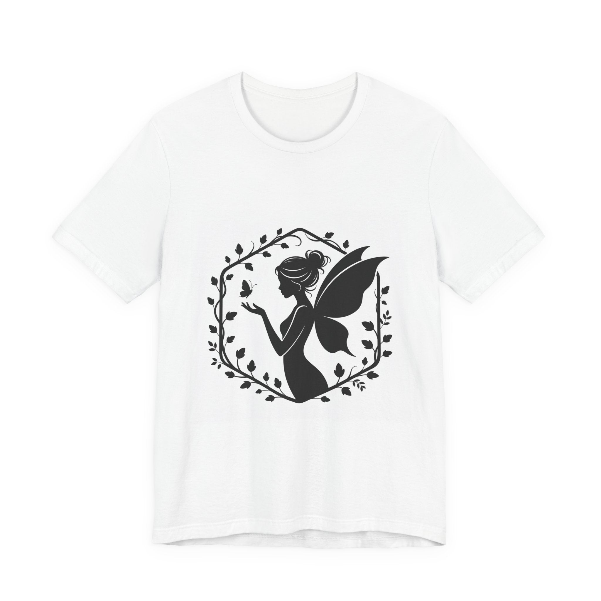 Witchy Fairy Silhouette Tee | Gothic Solstice, winter solstice art