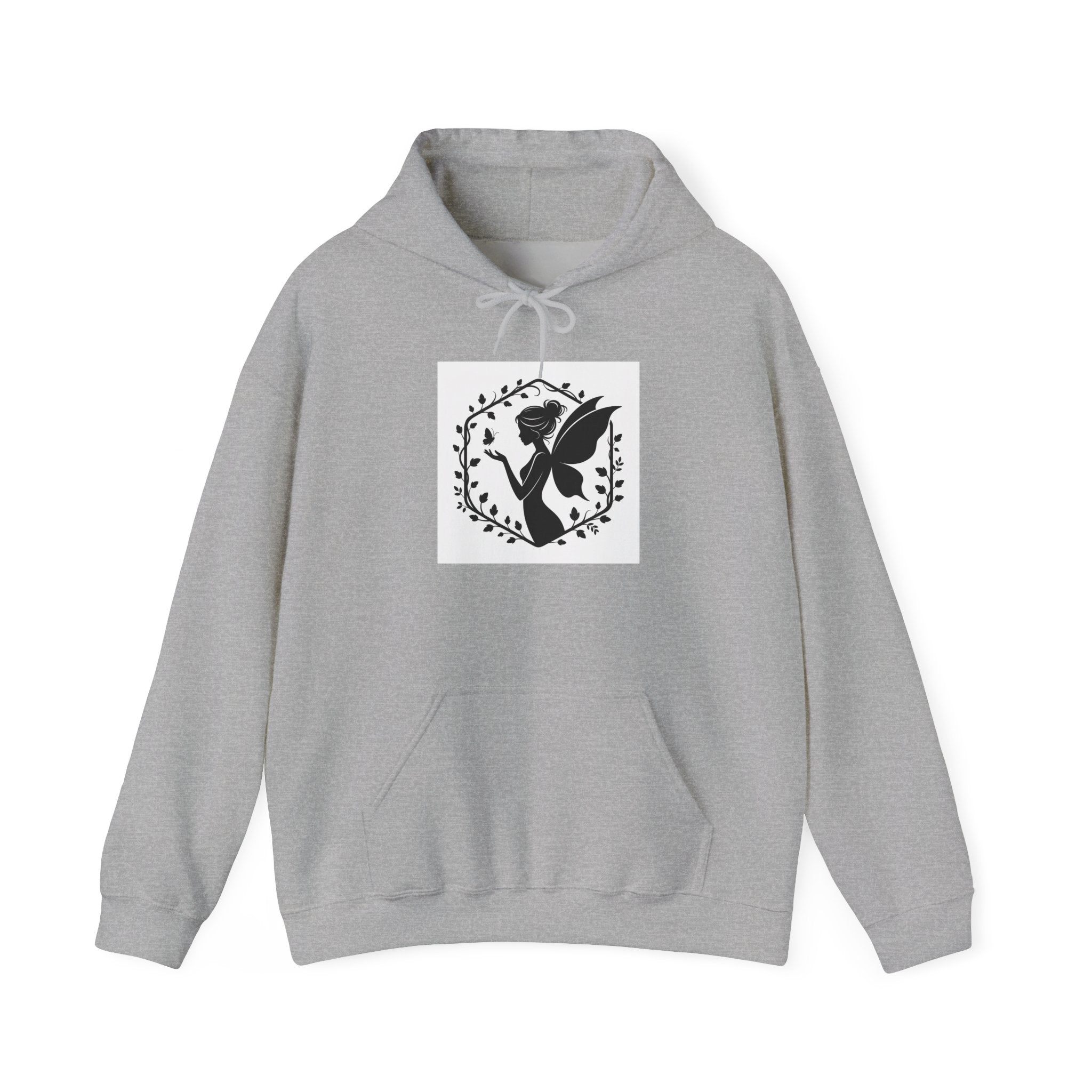 Midnight Moth Crest Hoodie | witchy Christmas, winter solstice art