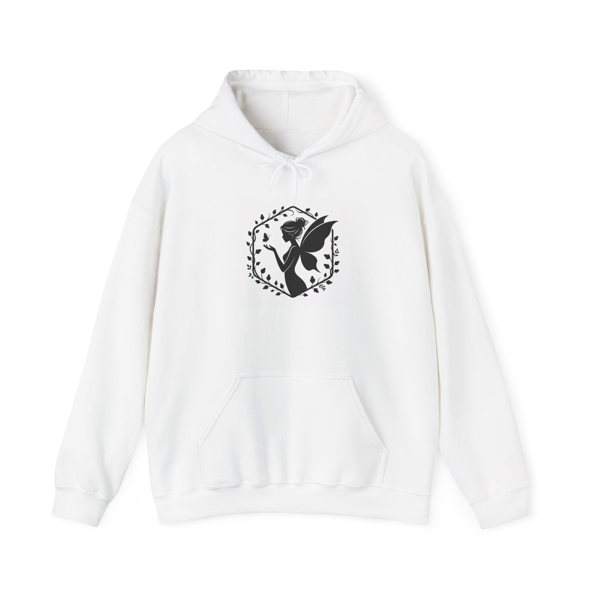 Midnight Moth Crest Hoodie | witchy Christmas, winter solstice art