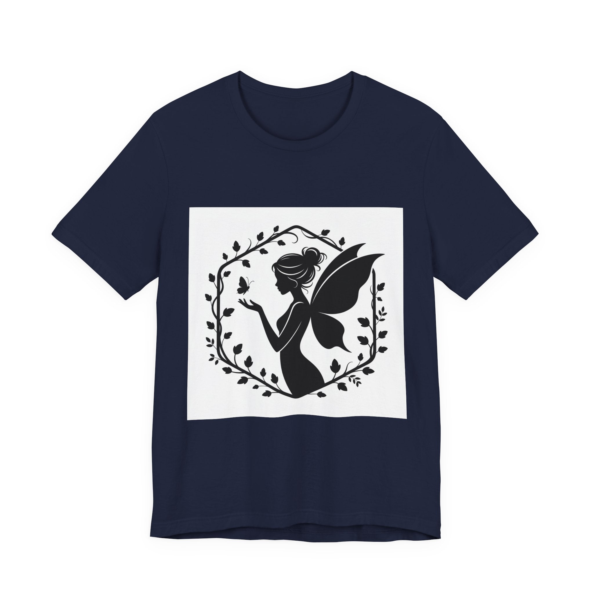 Witchy Fairy Silhouette Tee | Gothic Solstice, winter solstice art