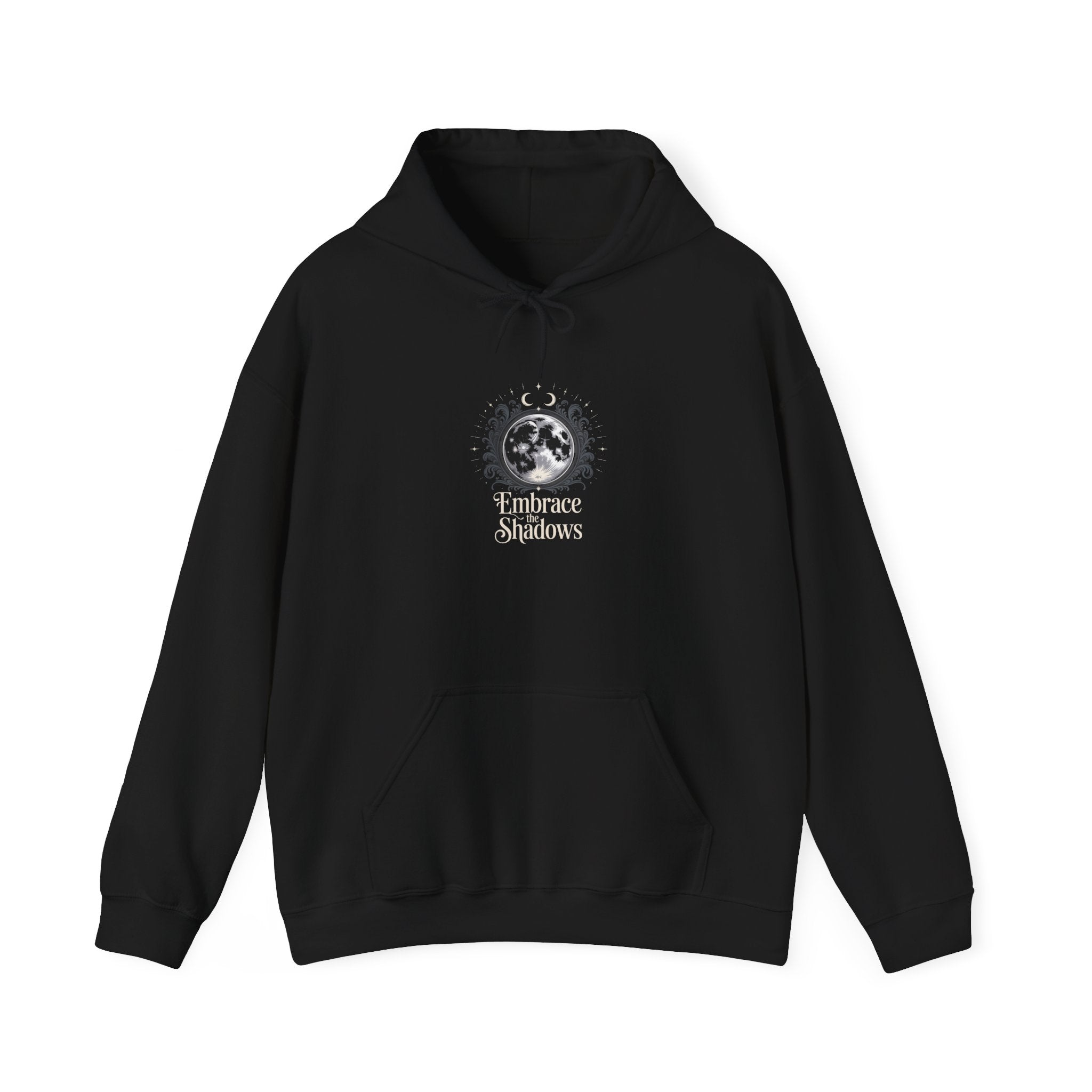 Solstice Moon Crest Hoodie | witchy Christmas, winter solstice art