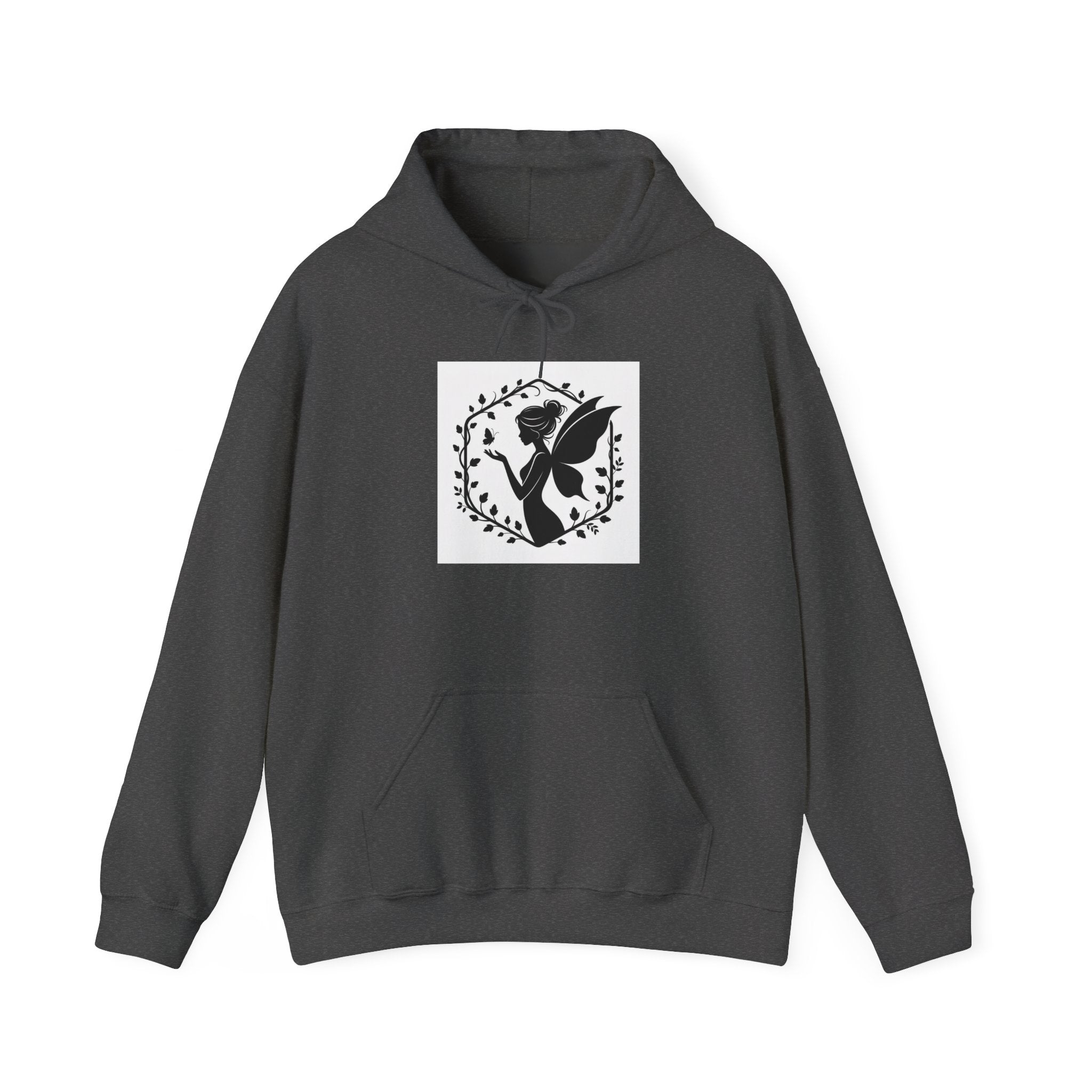 Midnight Moth Crest Hoodie | witchy Christmas, winter solstice art