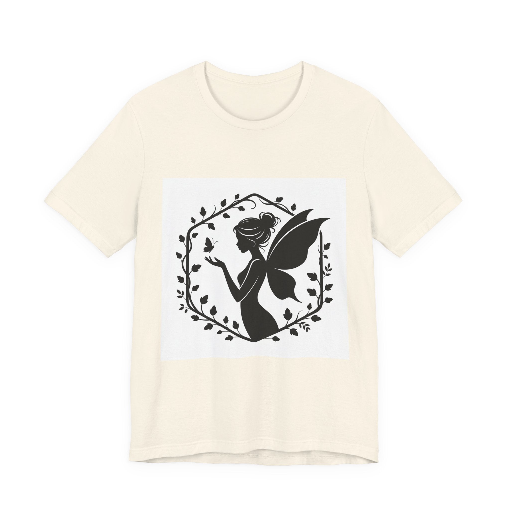 Witchy Fairy Silhouette Tee | Gothic Solstice, winter solstice art